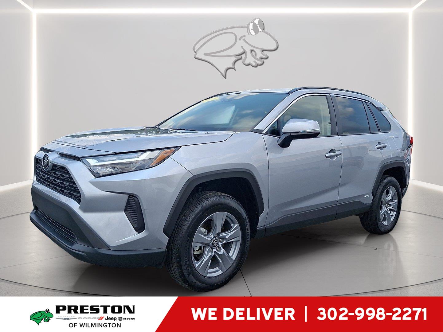 Silver Sky Metallic 2025 Toyota RAV4 Hybrid SUV / Crossover All-Wheel Drive Continuously Variable Transmission