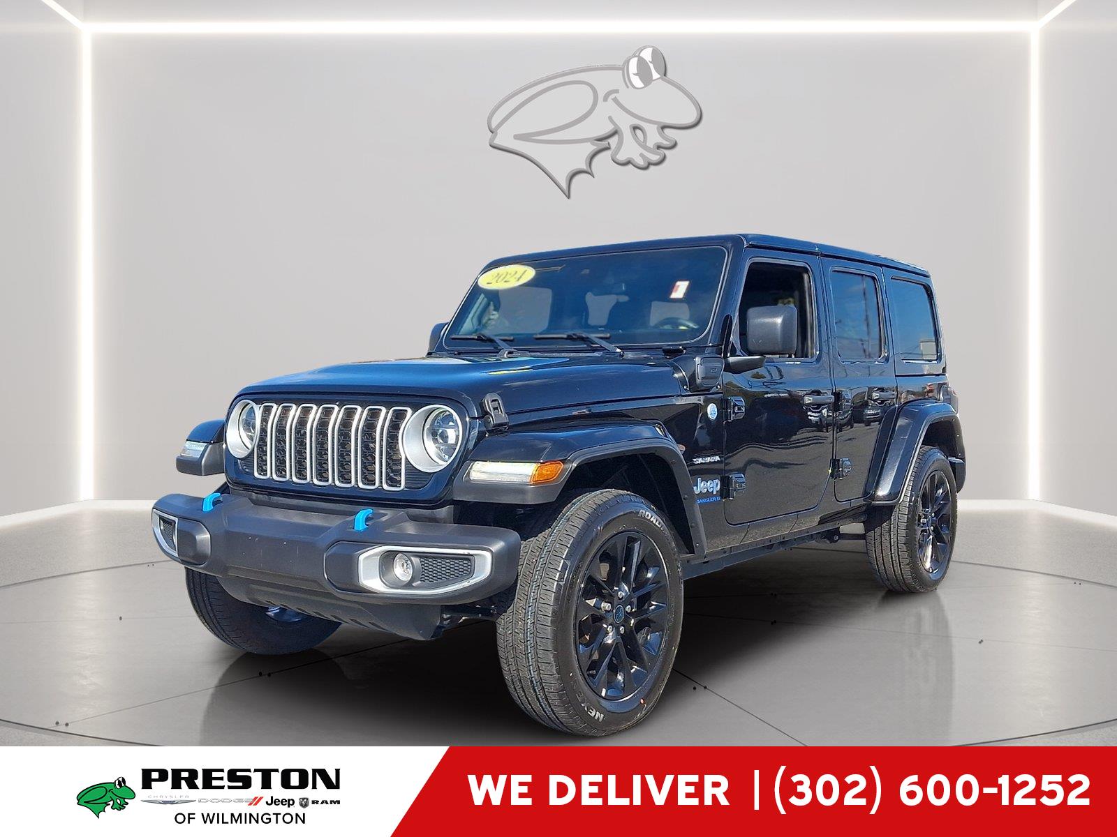 Black Clearcoat 2024 Jeep Wrangler 4xe SUV / Crossover Four-Wheel Drive 8-Speed Automatic
