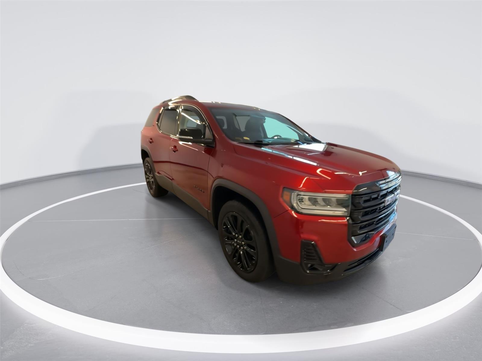 Volcanic Red Tintcoat 2023 GMC Acadia SLT AWD SUV / Crossover Four-Wheel Drive 9-Speed Automatic
