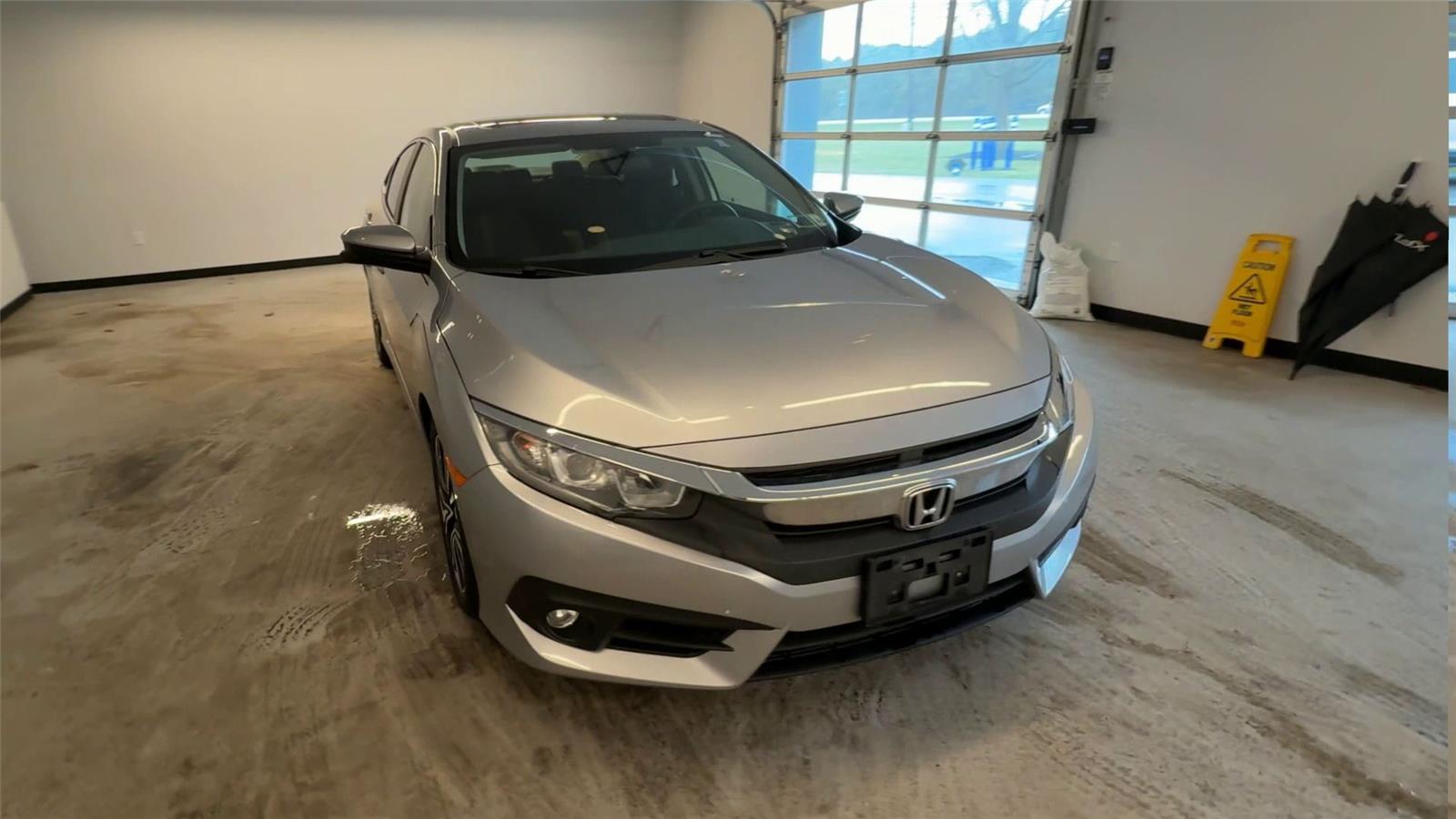 Lunar Silver Metallic 2017 Honda Civic EX-T Sedan Front-Wheel Drive Continuously Variable Transmission