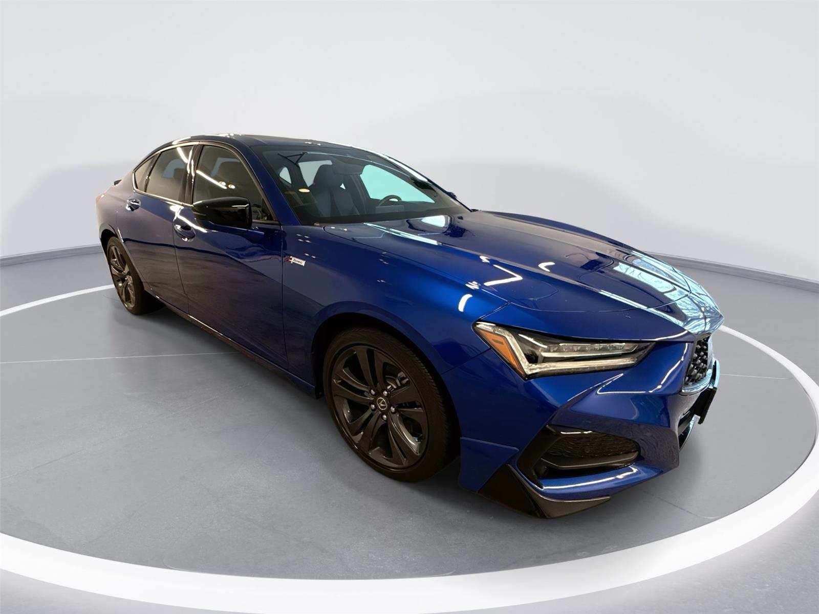 Apex Blue Pearl 2021 Acura TLX SH-AWD with A-Spec Package Sedan All-Wheel Drive Automatic
