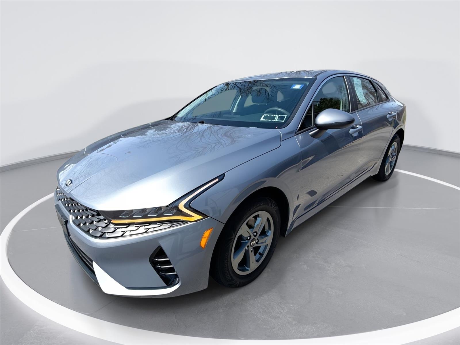 Everlasting Silver 2021 Kia K5 LXS FWD Sedan Front-Wheel Drive Automatic