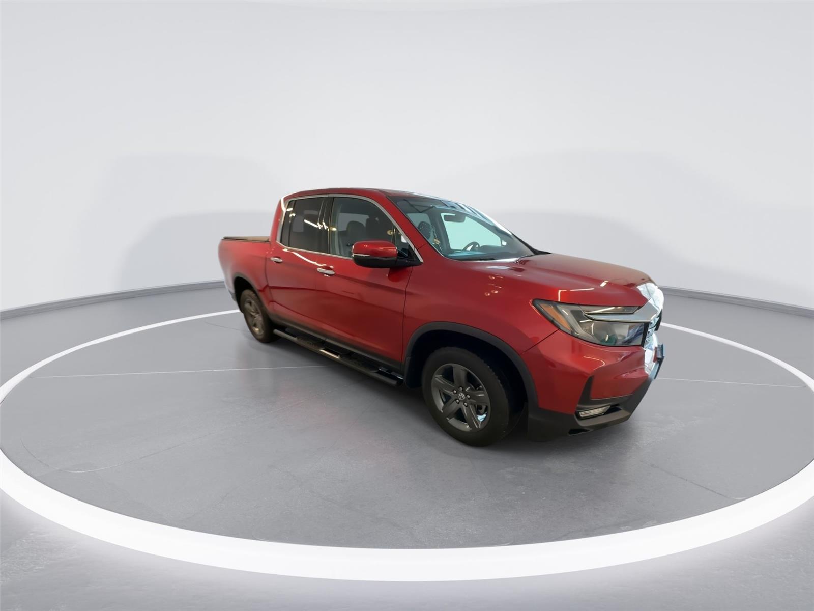 Radiant Red Metallic II 2022 Honda Ridgeline RTL-E AWD Pickup Truck All-Wheel Drive Automatic