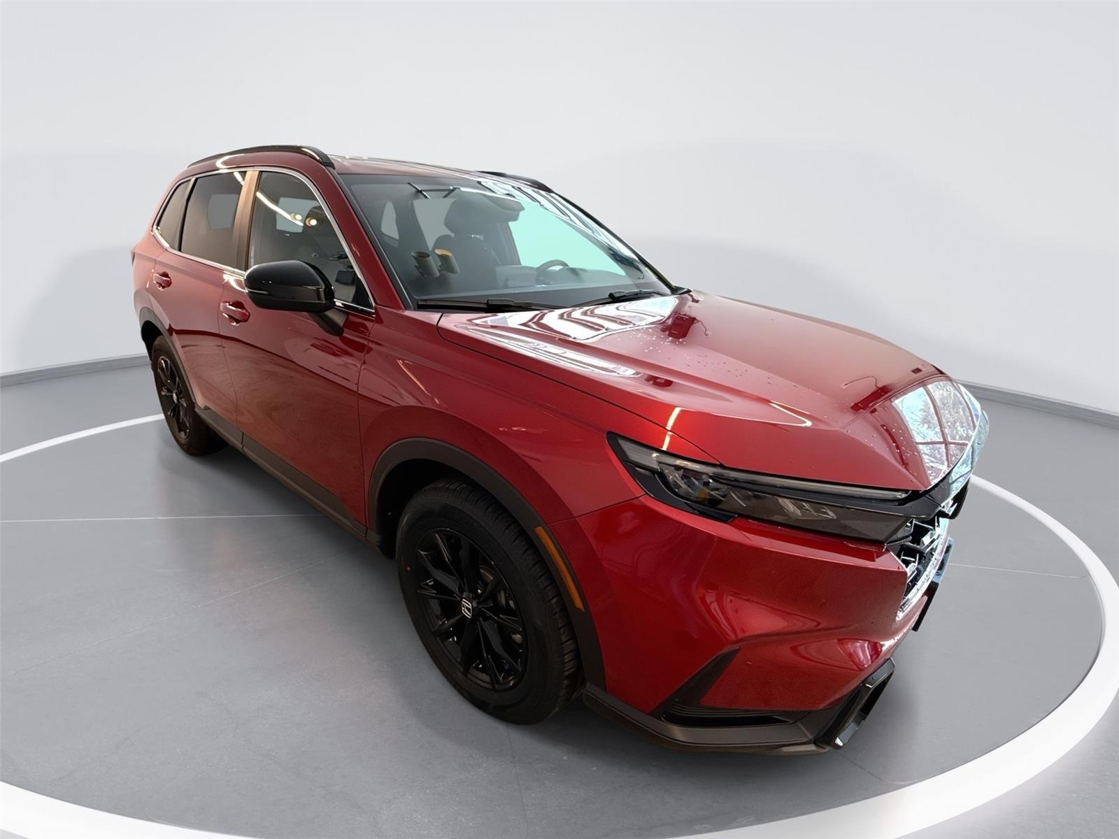 Radiant Red Metallic 2023 Honda CR-V Hybrid Sport AWD SUV / Crossover All-Wheel Drive Continuously Variable Transmission