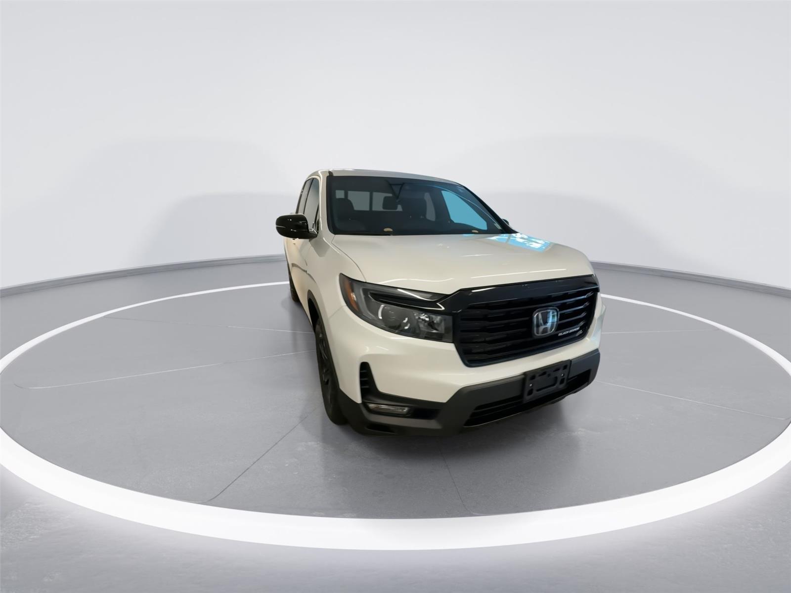 Platinum White Pearl 2023 Honda Ridgeline Black Edition AWD Pickup Truck All-Wheel Drive Automatic