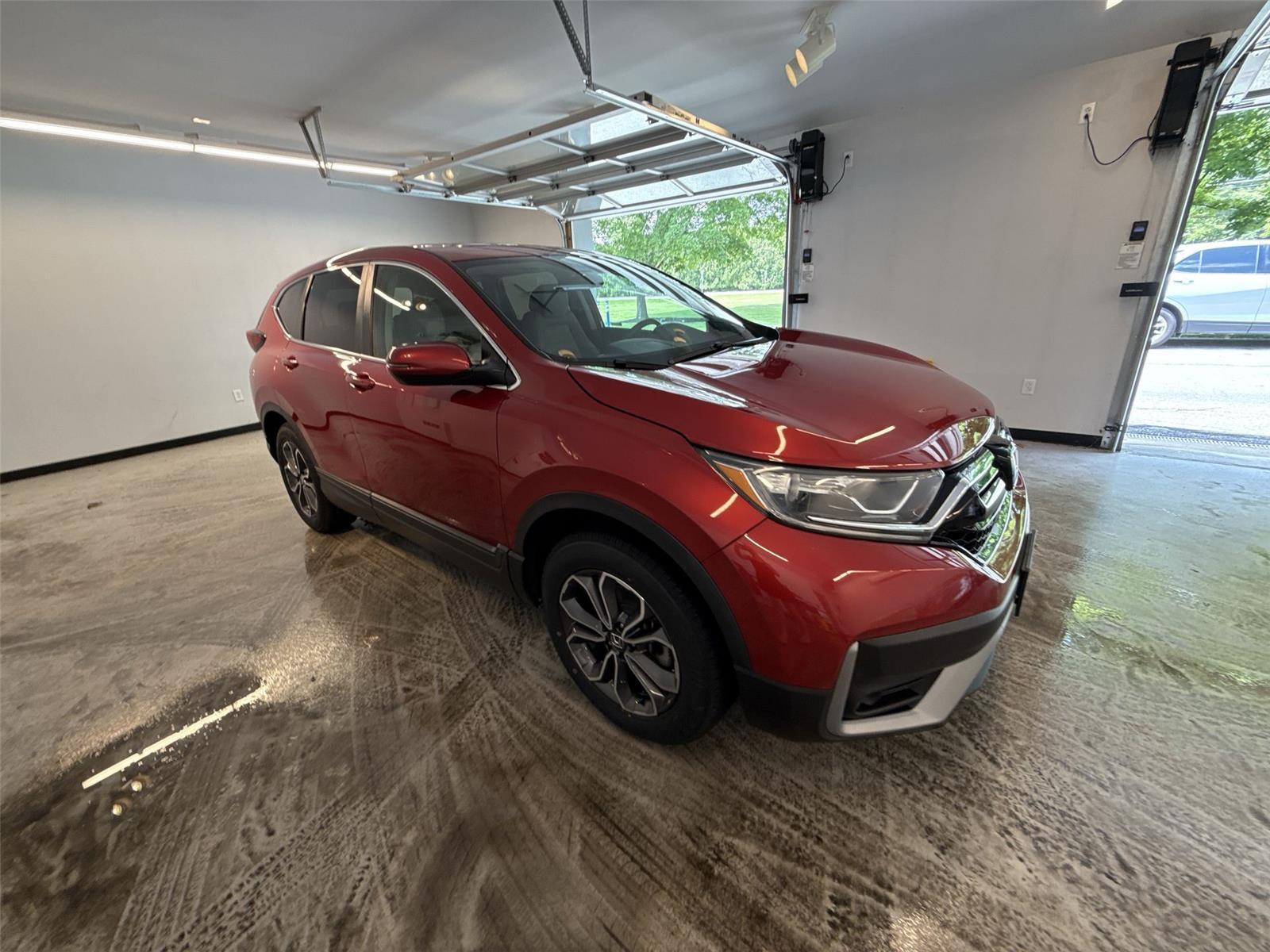 Radiant Red Metallic 2021 Honda CR-V EX AWD SUV / Crossover All-Wheel Drive Continuously Variable Transmission