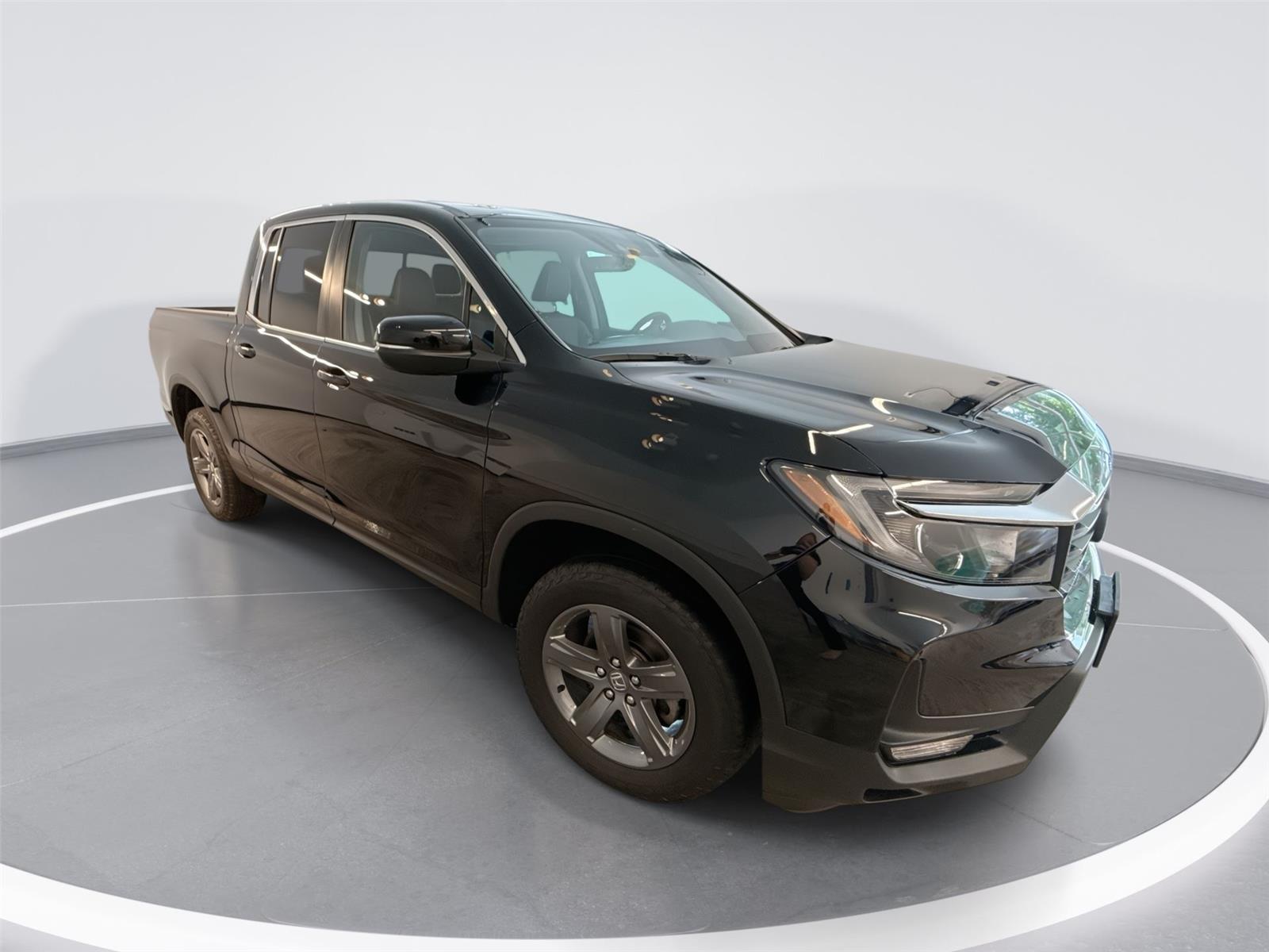 Crystal Black Pearl 2023 Honda Ridgeline Pickup Truck All-Wheel Drive Automatic