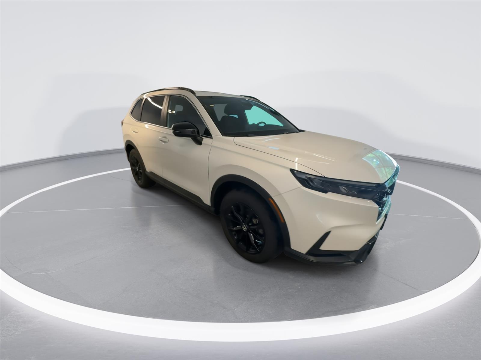Platinum White Pearl 2024 Honda CR-V Hybrid SUV / Crossover All-Wheel Drive Continuously Variable Transmission