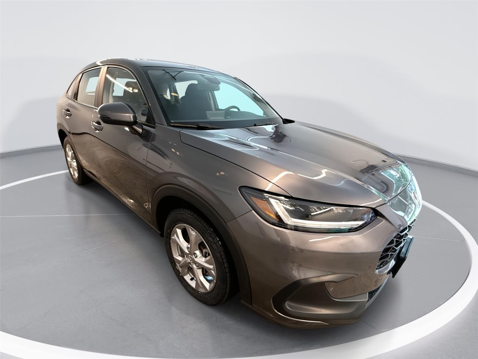 Gray (Modern Steel Metallic) 2023 Honda HR-V SUV / Crossover All-Wheel Drive Continuously Variable Transmission