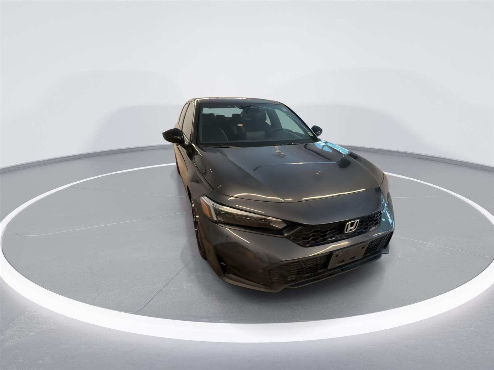 Meteorite Gray Metallic 2025 Honda Civic Sedan Front-Wheel Drive Continuously Variable Transmission