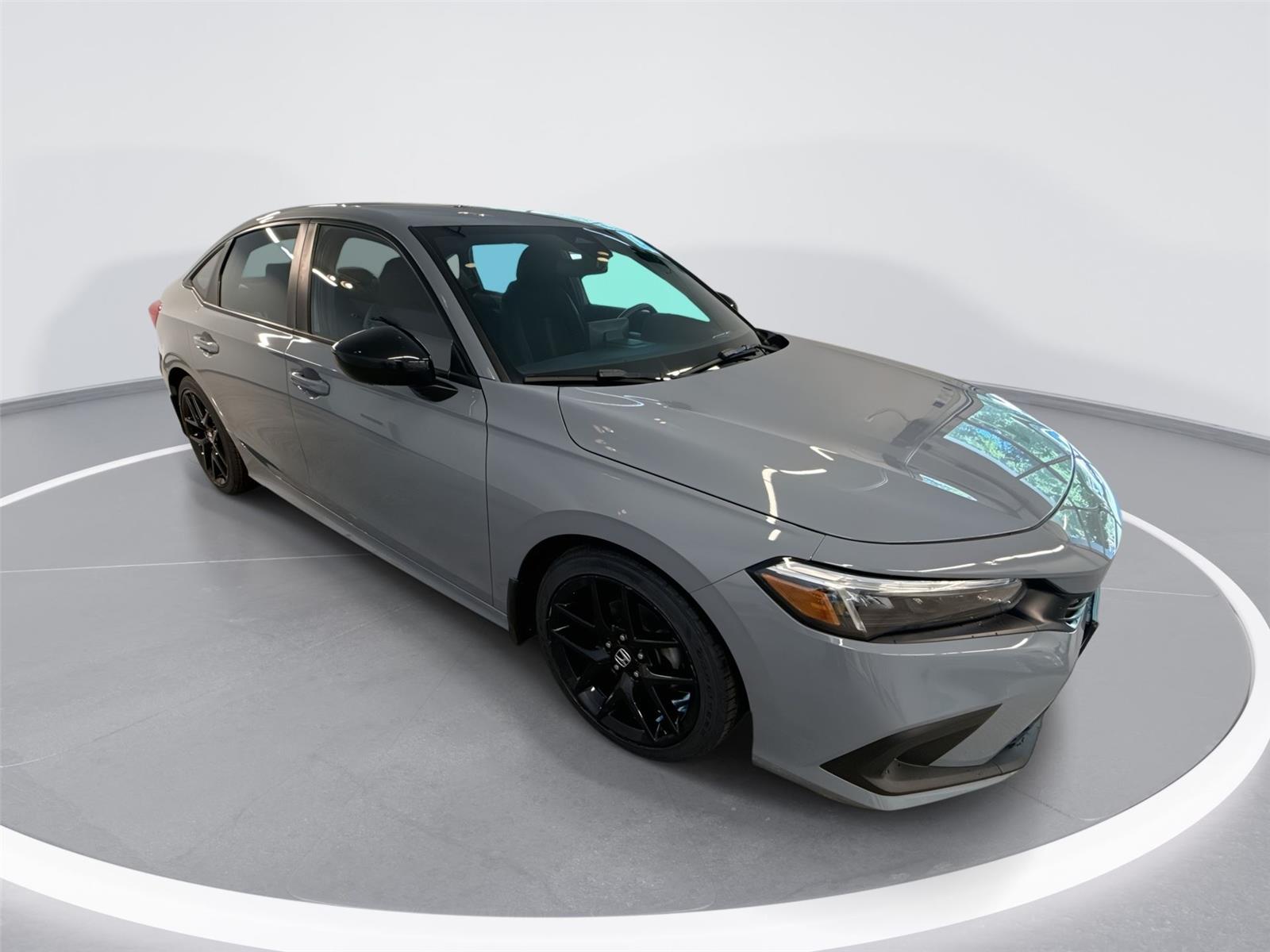 Sonic Gray Pearl 2022 Honda Civic Sedan Front-Wheel Drive Continuously Variable Transmission