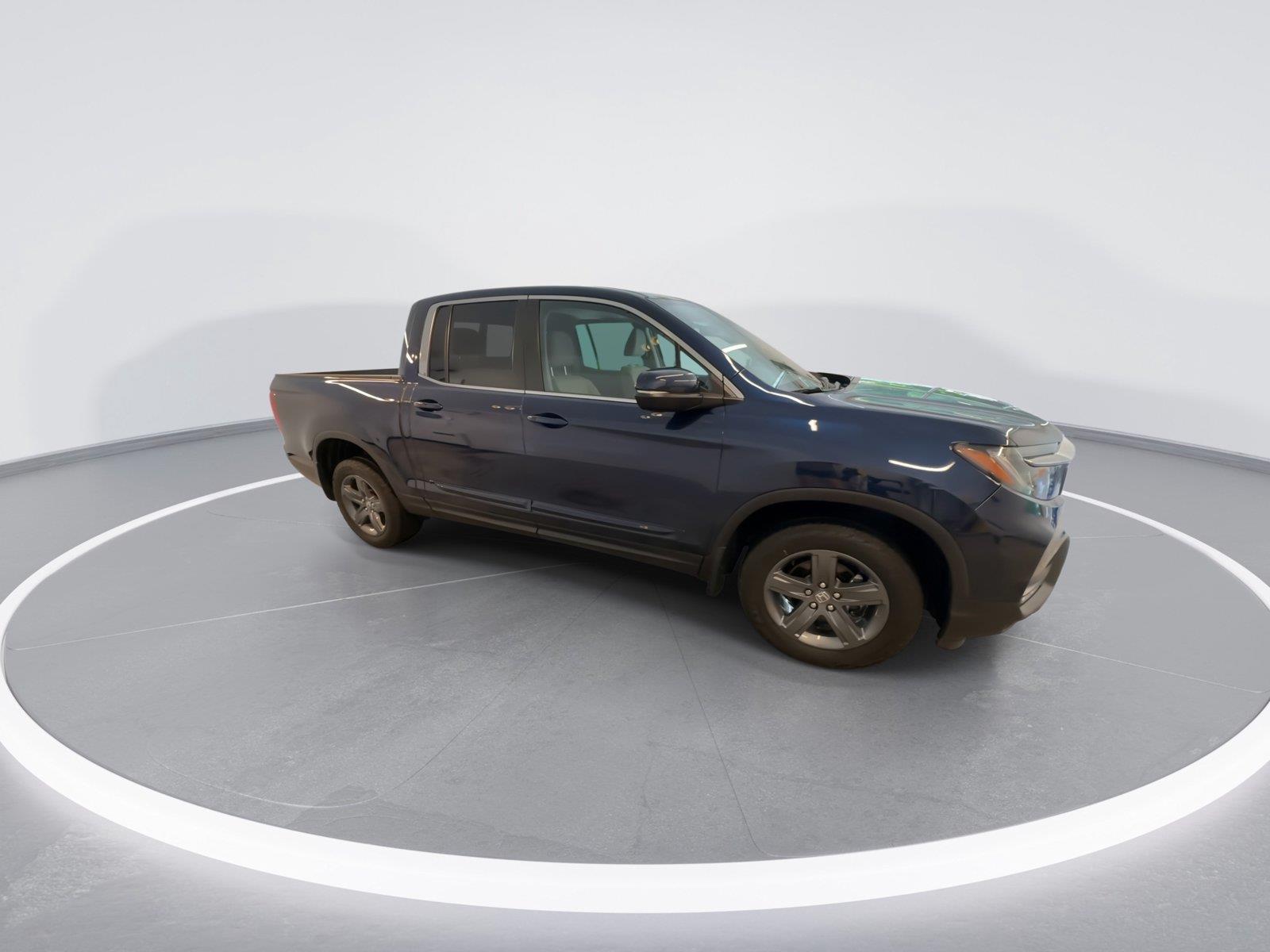 Black (Obsidian Blue Pearl) 2023 Honda Ridgeline Pickup Truck All-Wheel Drive Automatic