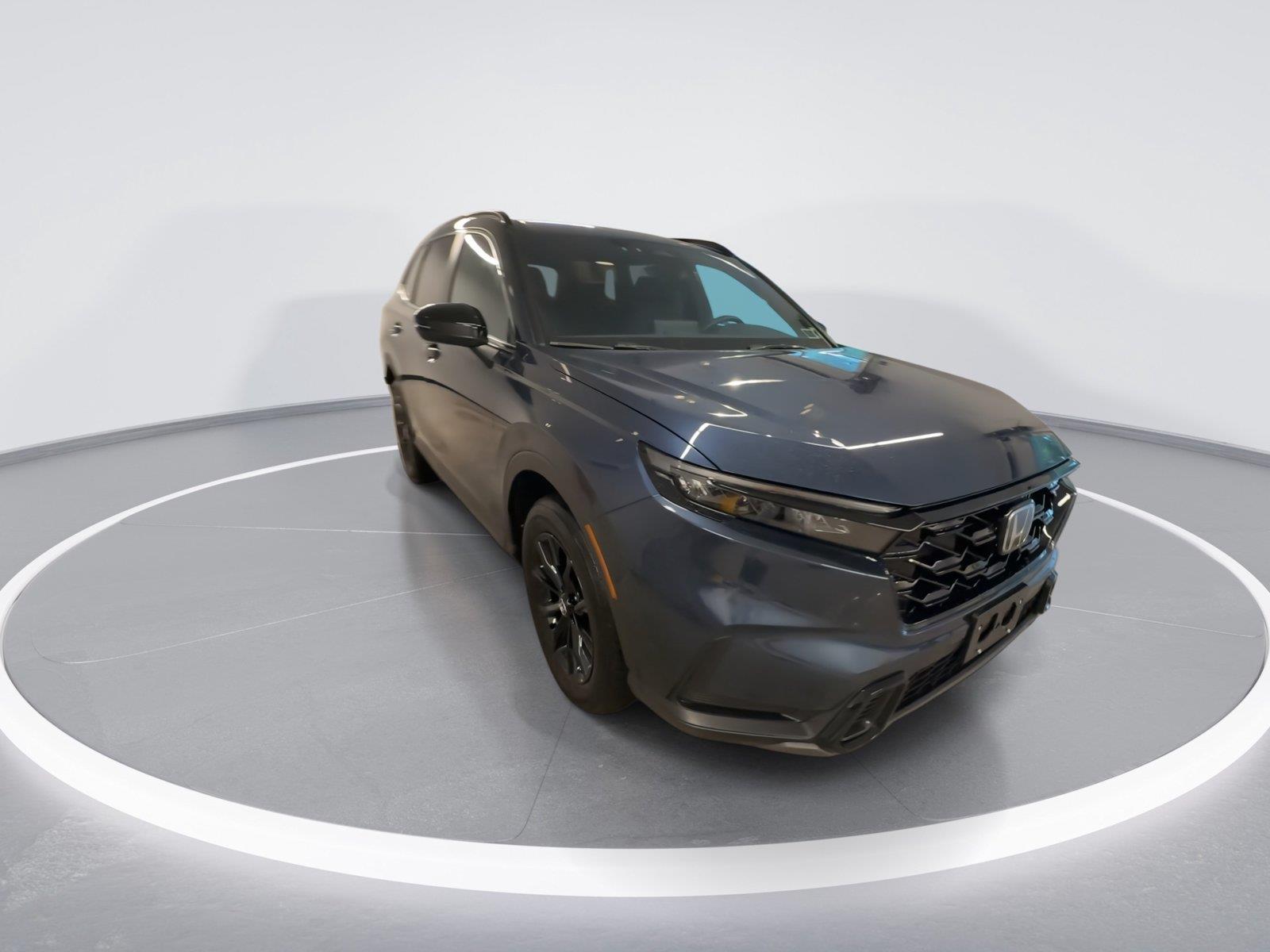 Canyon River Blue Metallic 2024 Honda CR-V Hybrid SUV / Crossover All-Wheel Drive Continuously Variable Transmission