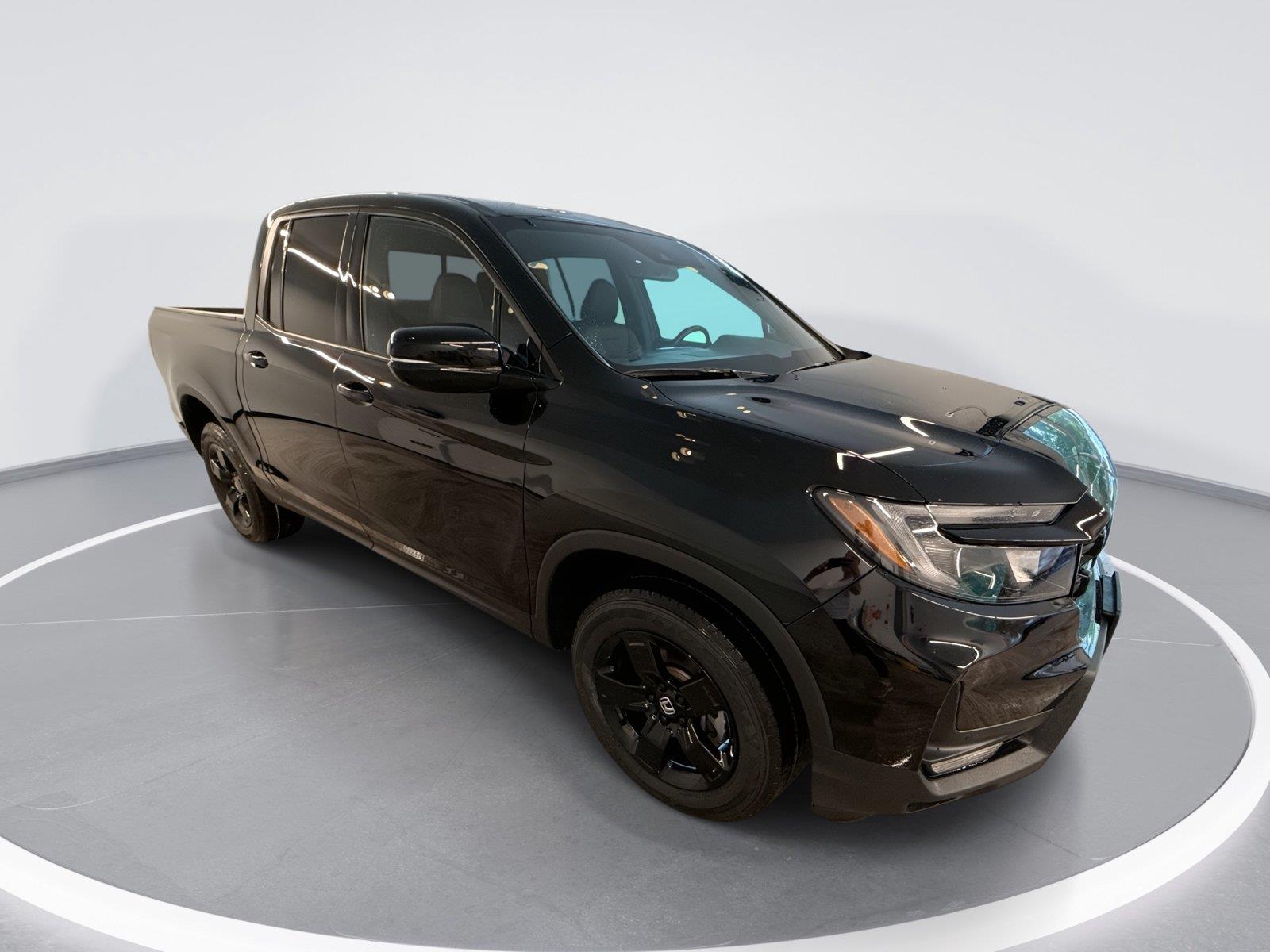 Crystal Black Pearl 2025 Honda Ridgeline Pickup Truck All-Wheel Drive Automatic