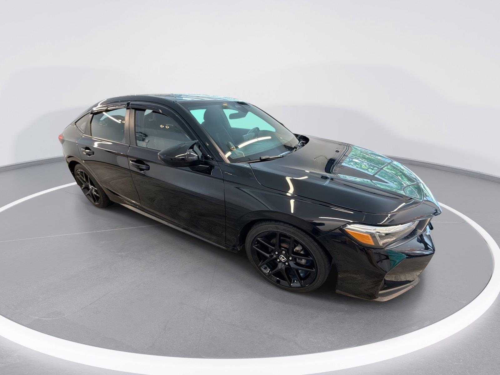 Crystal Black Pearl 2025 Honda Civic Hatchback Hatchback Front-Wheel Drive Continuously Variable Transmission