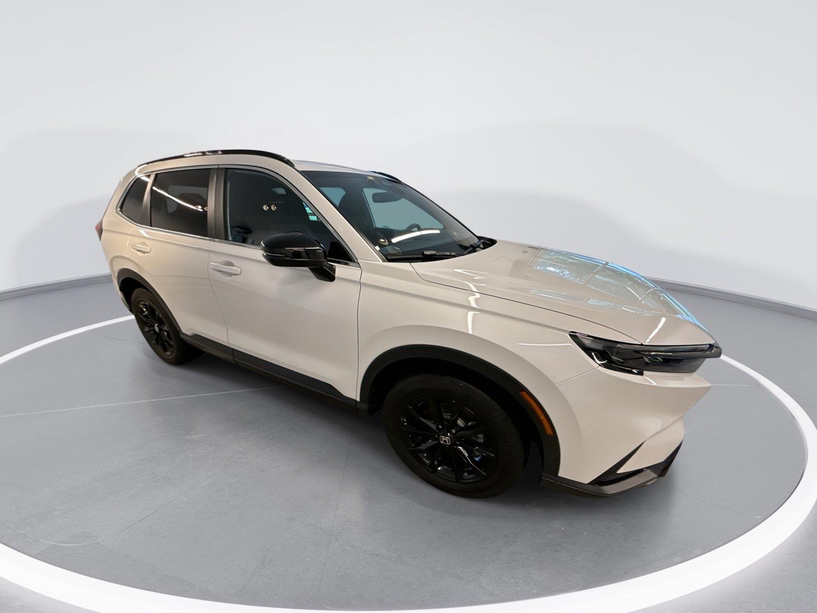 Platinum White Pearl 2024 Honda CR-V Hybrid SUV / Crossover All-Wheel Drive Continuously Variable Transmission