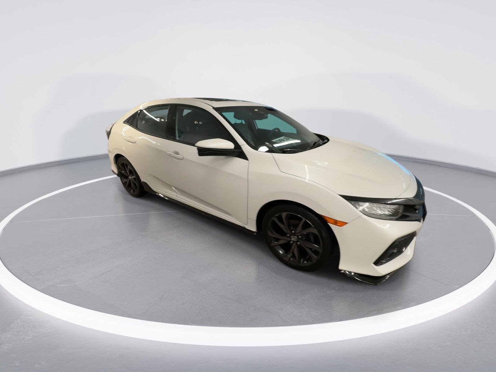 White Orchid Pearl 2017 Honda Civic Hatchback Hatchback Front-Wheel Drive Continuously Variable Transmission