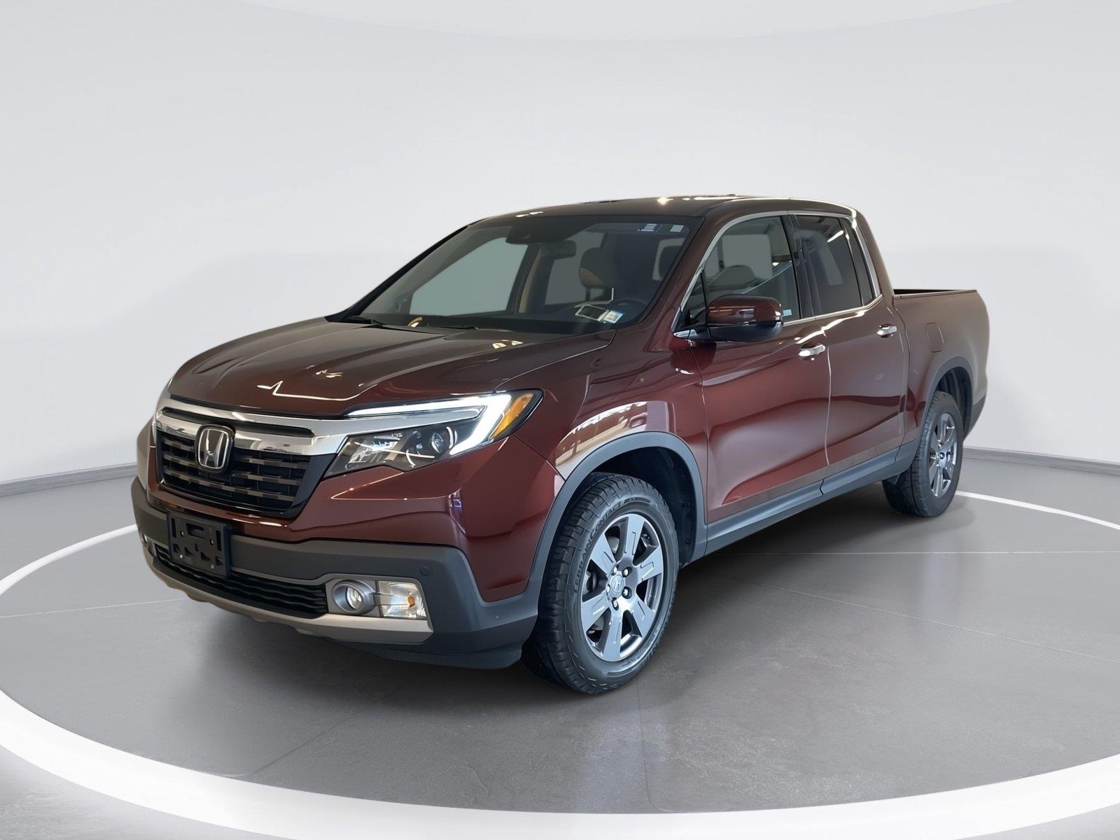 Red (Deep Scarlet Pearl) 2020 Honda Ridgeline Pickup Truck All-Wheel Drive Automatic