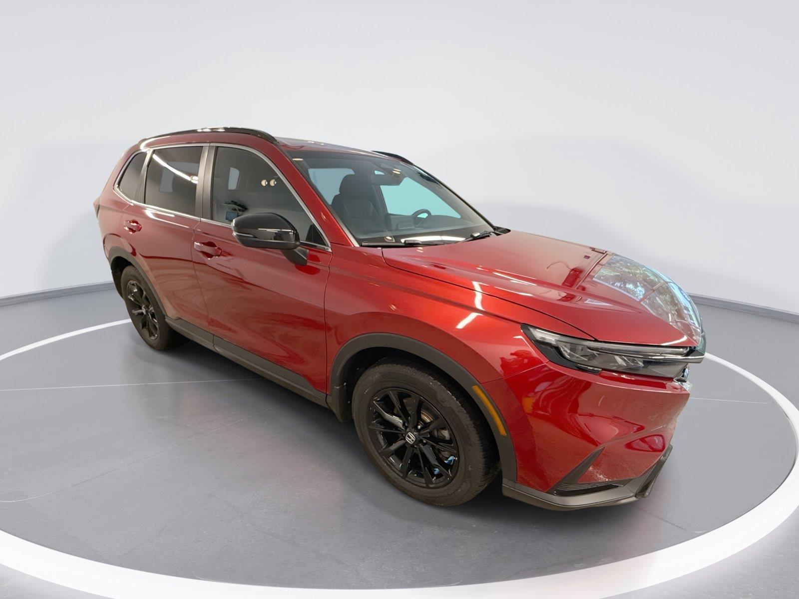 Radiant Red Metallic 2025 Honda CR-V Hybrid SUV / Crossover Front-Wheel Drive Continuously Variable Transmission