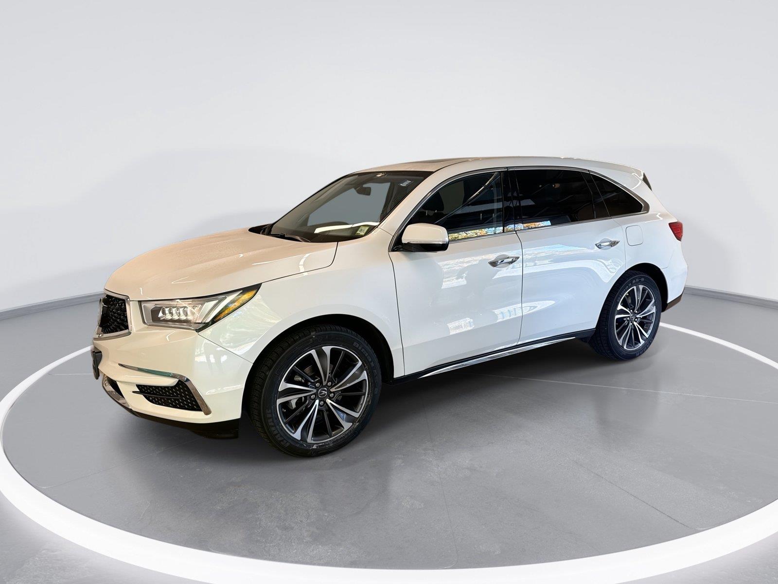 Platinum White Pearl 2020 Acura MDX SUV / Crossover All-Wheel Drive Automatic