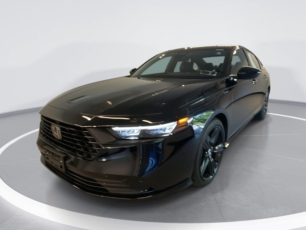 Crystal Black Pearl 2023 Honda Accord Hybrid Sedan Front-Wheel Drive Continuously Variable Transmission