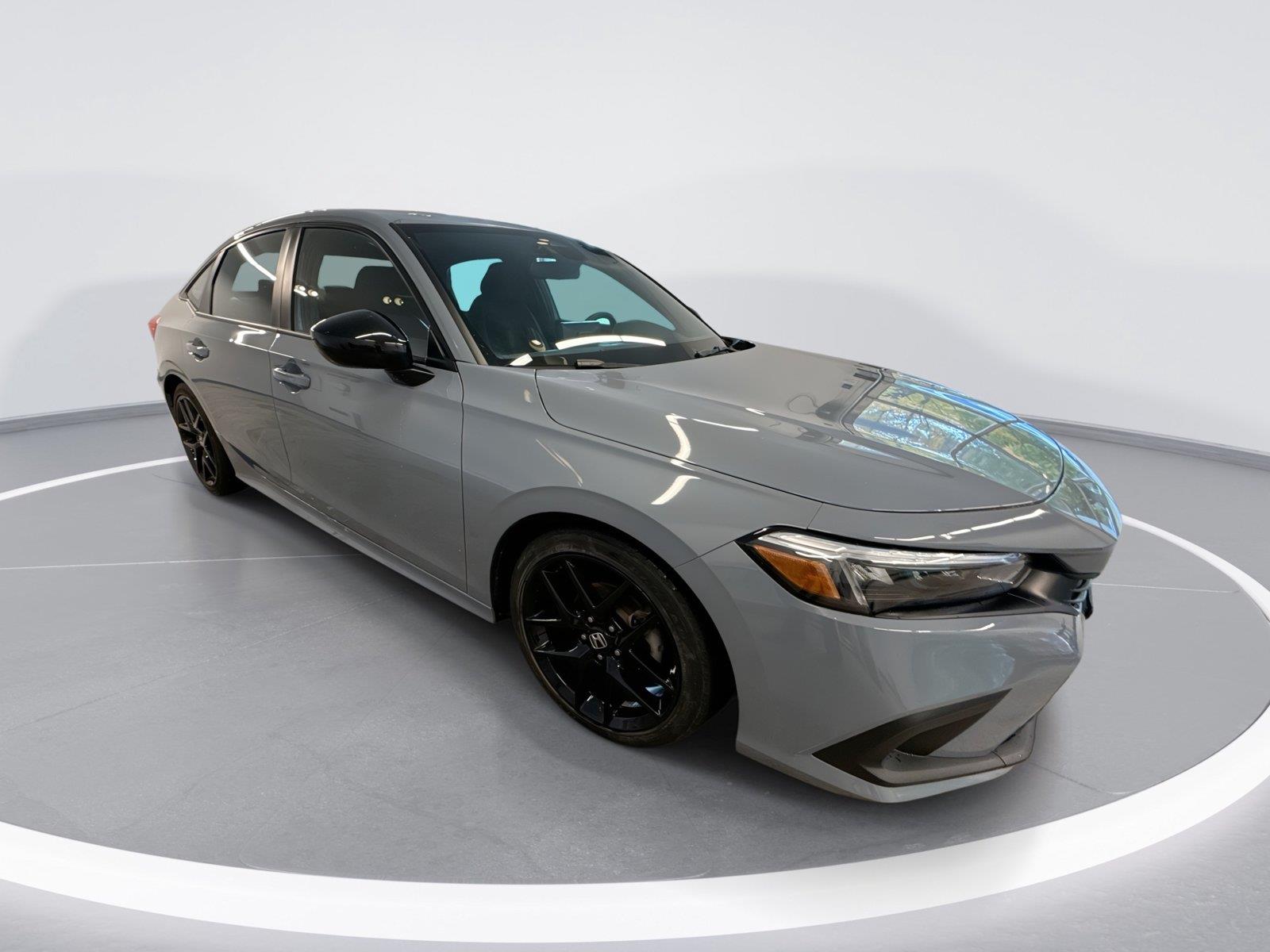 Sonic Gray Pearl 2024 Honda Civic Sedan Front-Wheel Drive Continuously Variable Transmission