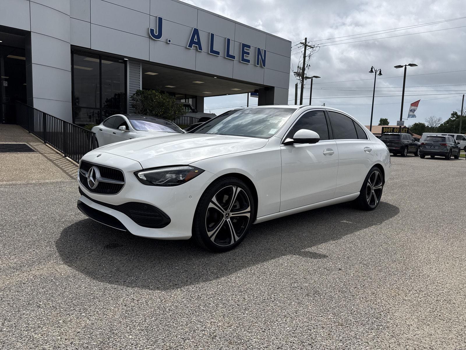 Polar White 2024 Mercedes-Benz C-Class C 300 RWD Sedan Rear-Wheel Drive Automatic