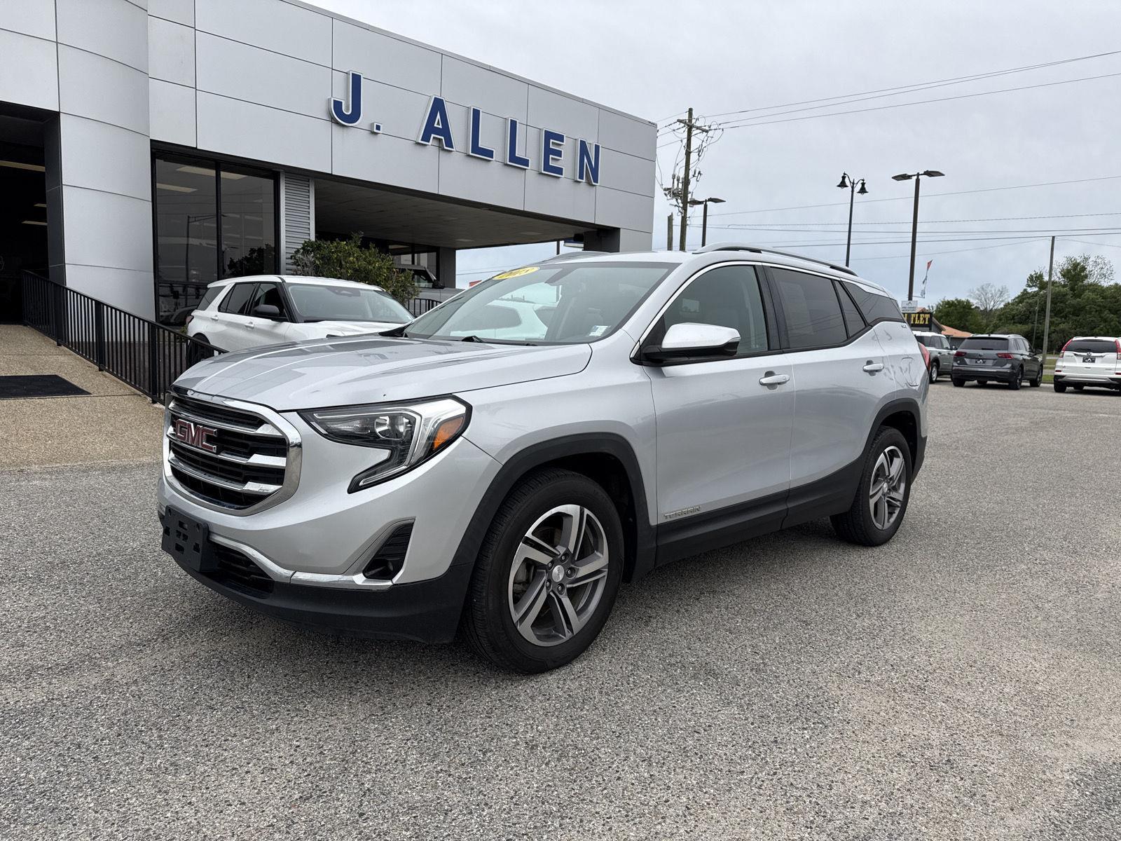 Quicksilver Metallic 2018 GMC Terrain SLT SUV / Crossover Front-Wheel Drive 9-Speed Automatic Overdrive