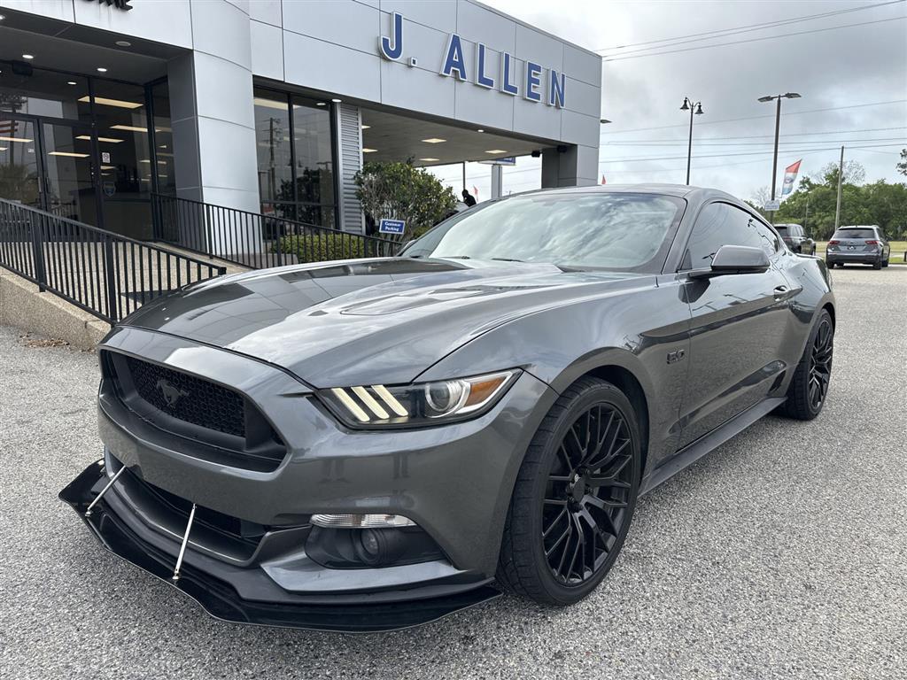 Gray (Magnetic) 2016 Ford Mustang GT Premium Coupe RWD Coupe Rear-Wheel Drive 6-Speed Automatic