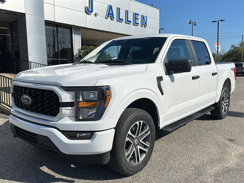 Oxford White 2023 Ford F-150 XL SuperCrew 4WD Pickup Truck Four-Wheel Drive Automatic