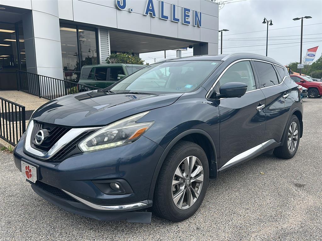 Arctic Blue Metallic 2018 Nissan Murano SL AWD SUV / Crossover All-Wheel Drive Continuously Variable Transmission