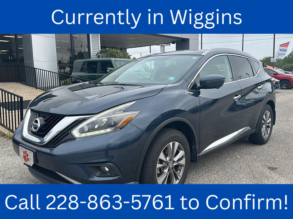 Arctic Blue Metallic 2018 Nissan Murano SL AWD SUV / Crossover All-Wheel Drive Continuously Variable Transmission