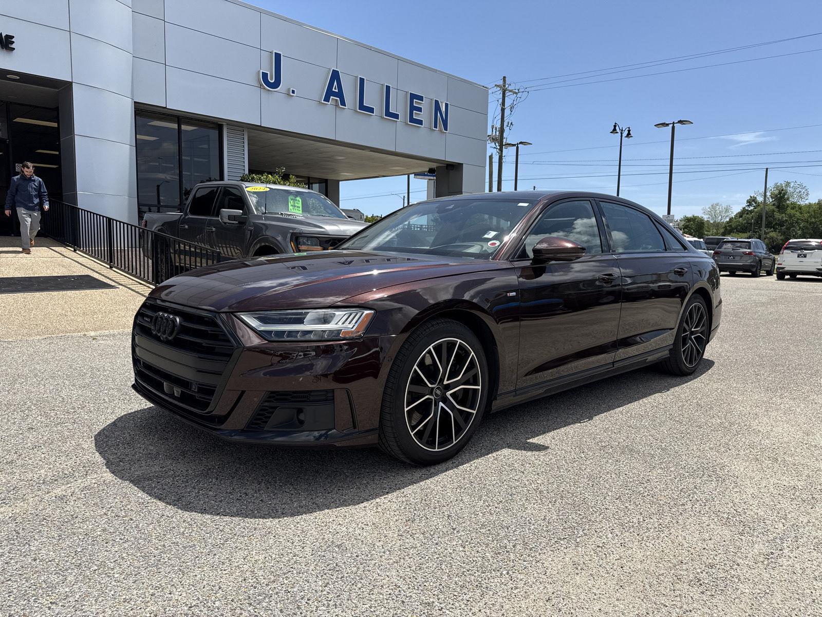 Seville Red Metallic 2021 Audi A8 L quattro 60 TFSI Sedan All-Wheel Drive Automatic