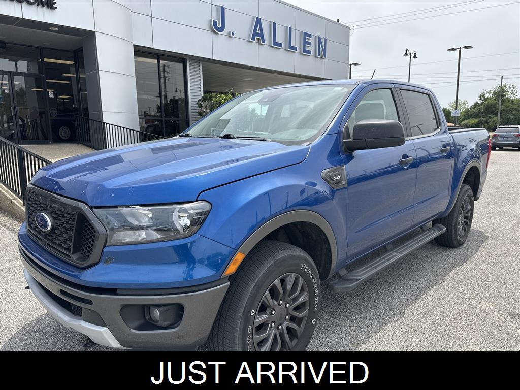 Lightning Blue 2020 Ford Ranger XLT SuperCrew 4WD Pickup Truck Four-Wheel Drive Automatic