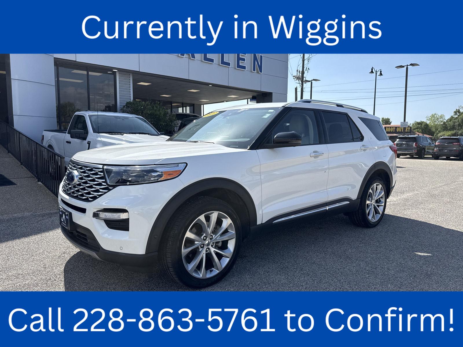 Carbonized Gray 2022 Ford Explorer Platinum AWD SUV / Crossover All-Wheel Drive Automatic