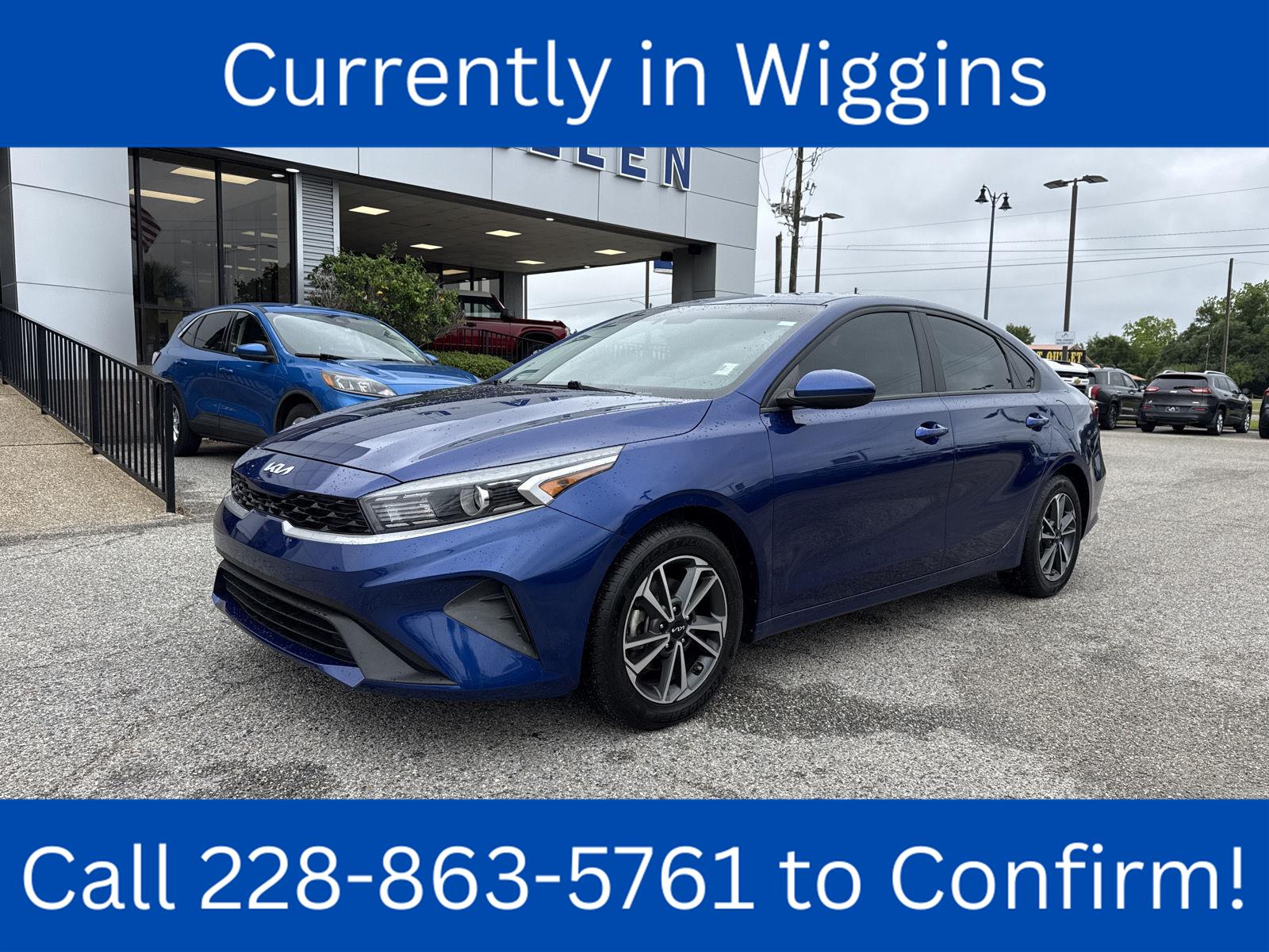 Deep Sea Blue 2023 Kia Forte LXS FWD Sedan Front-Wheel Drive Continuously Variable Transmission