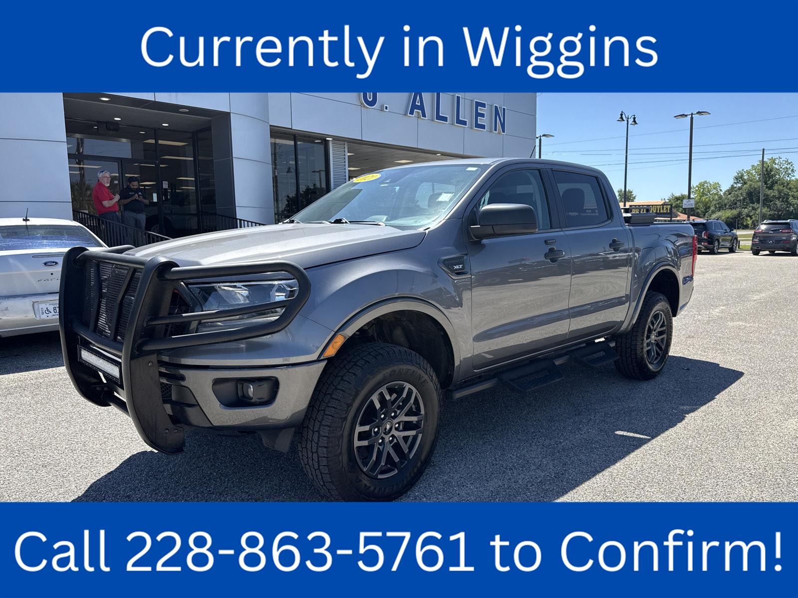 Carbonized Gray 2021 Ford Ranger XLT SuperCrew 4WD Pickup Truck Four-Wheel Drive Automatic