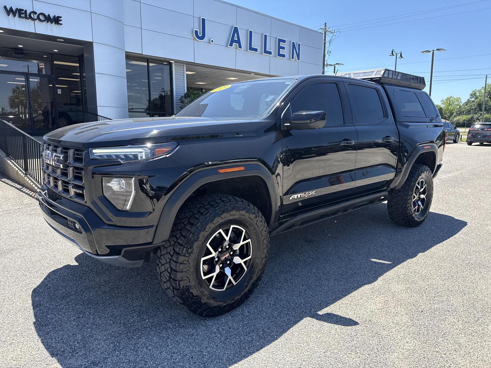 Onyx Black 2023 GMC Canyon AT4X Crew Cab 4WD Pickup Truck Four-Wheel Drive 8-Speed Automatic
