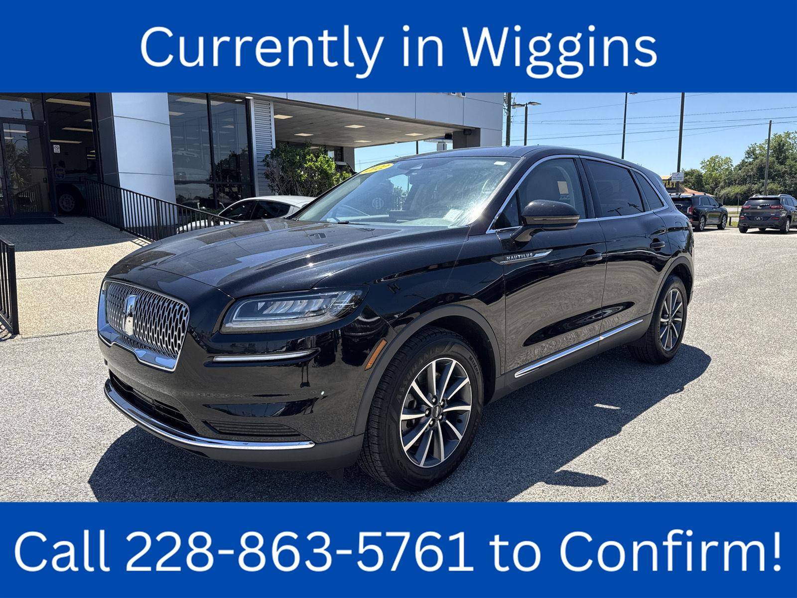 Black 2022 Lincoln Nautilus Standard FWD SUV / Crossover Front-Wheel Drive