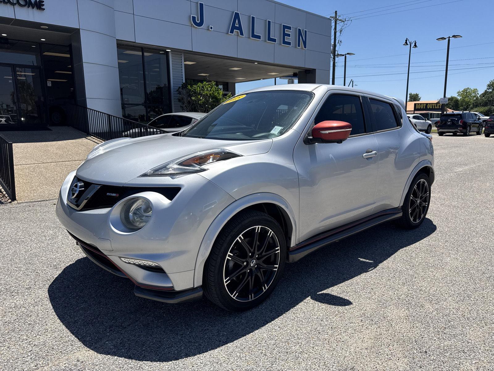 Brilliant Silver 2015 Nissan Juke NISMO AWD SUV / Crossover All-Wheel Drive Continuously Variable Transmission