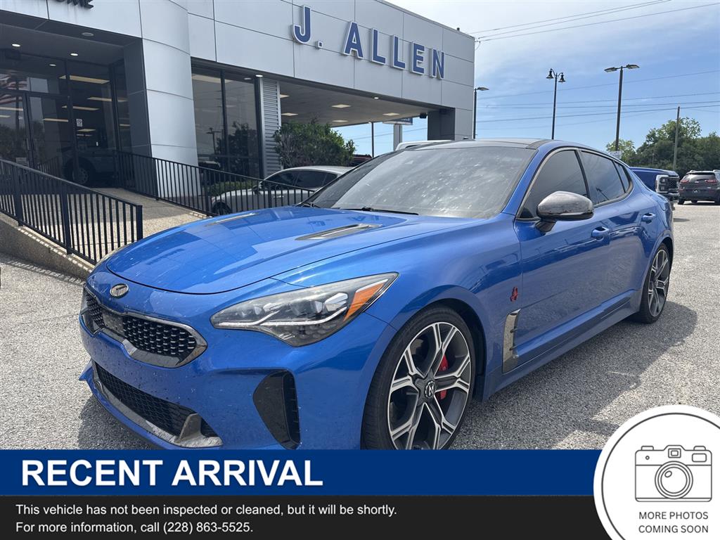 Micro Blue Pearl 2020 Kia Stinger GT1 RWD Sedan Rear-Wheel Drive 8-Speed Automatic