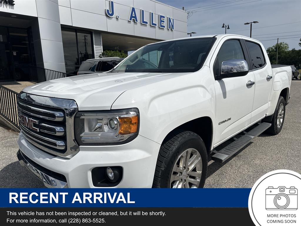 Summit White 2016 GMC Canyon SLT Crew Cab Pickup Truck 4X2 6-Speed Automatic
