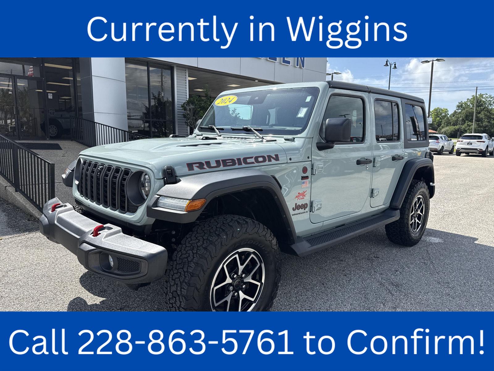 Earl Clearcoat 2024 Jeep Wrangler Rubicon 4-Door 4WD SUV / Crossover Four-Wheel Drive 8-Speed Automatic