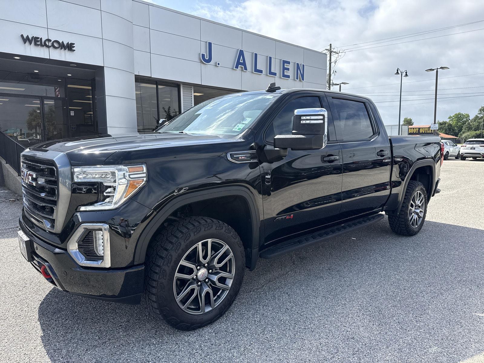 Onyx Black 2021 GMC Sierra 1500 AT4 Crew Cab 4WD Pickup Truck Four-Wheel Drive Automatic