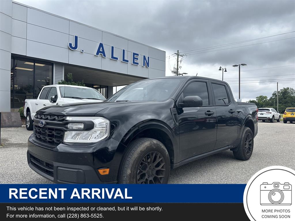Shadow Black 2023 Ford Maverick XL SuperCrew FWD Pickup Truck Front-Wheel Drive Continuously Variable Transmission