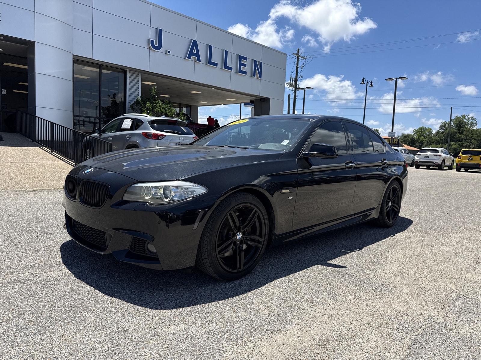 Jet Black 2013 BMW 5 Series 535i Sedan RWD Sedan Rear-Wheel Drive Manual