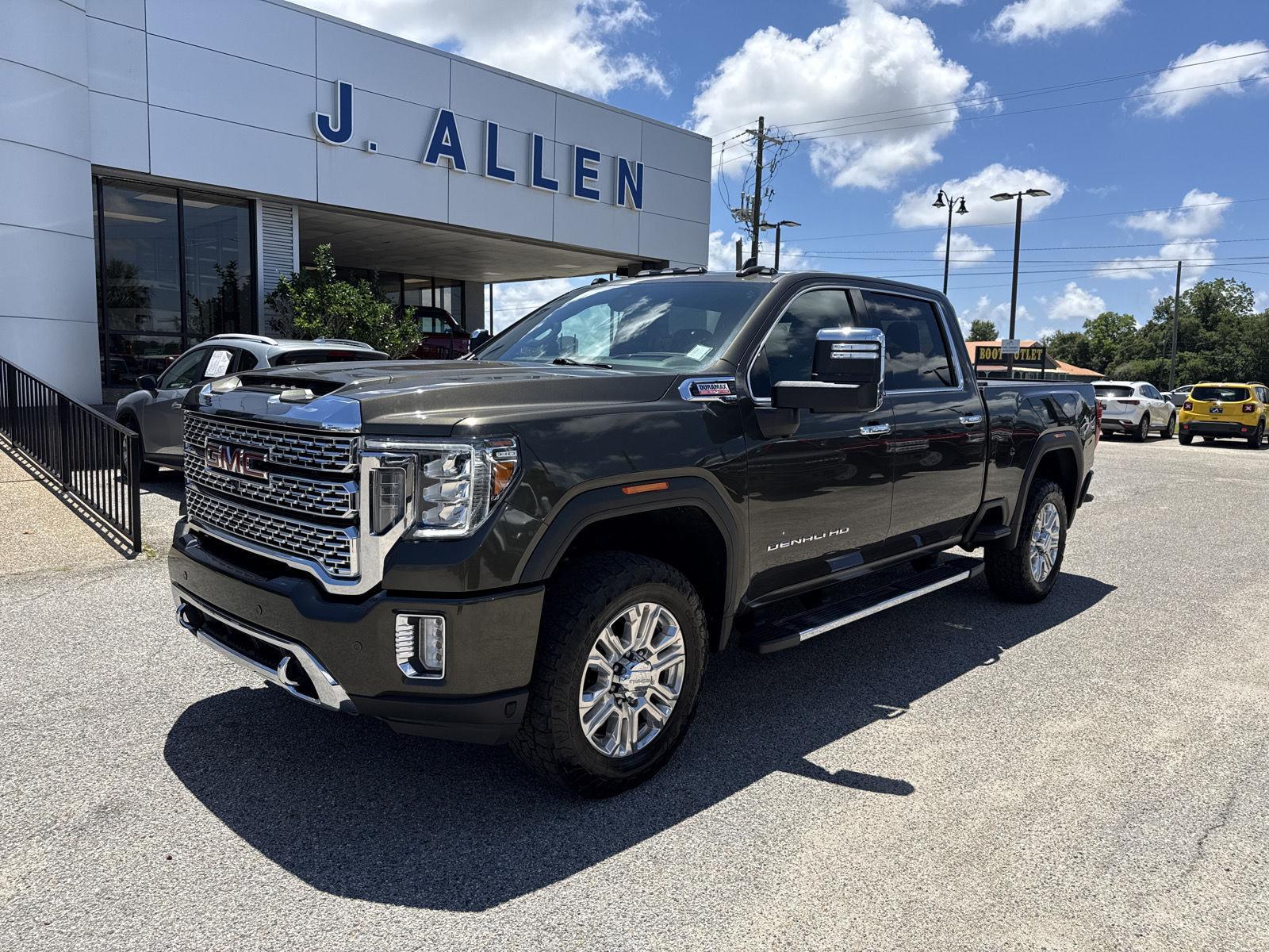 Forest Metallic 2023 GMC Sierra 2500HD Denali Crew Cab 4WD Pickup Truck Four-Wheel Drive Automatic