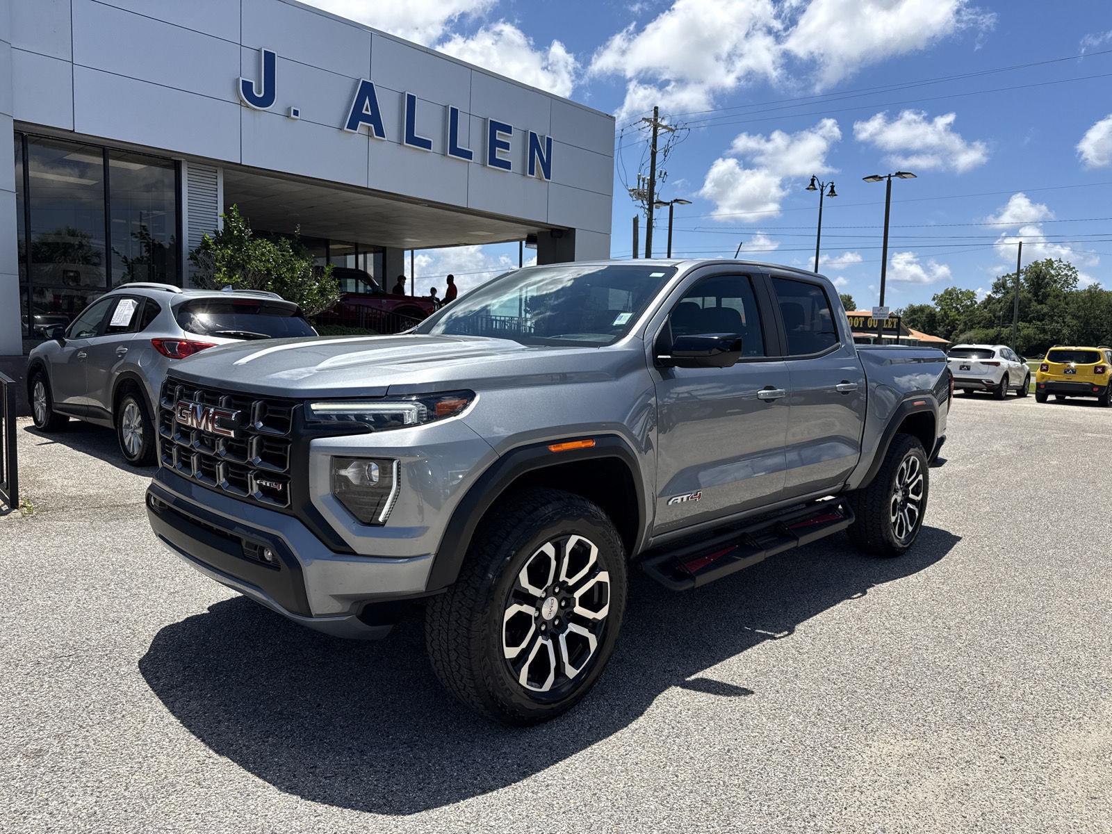 Sterling Metallic 2023 GMC Canyon AT4 Crew Cab 4WD Pickup Truck Four-Wheel Drive 8-Speed Automatic