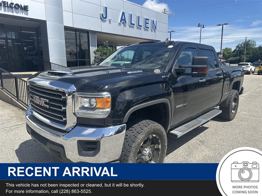 Onyx Black 2019 GMC Sierra 2500HD Base Crew Cab 4WD Pickup Truck Four-Wheel Drive 6-Speed Automatic