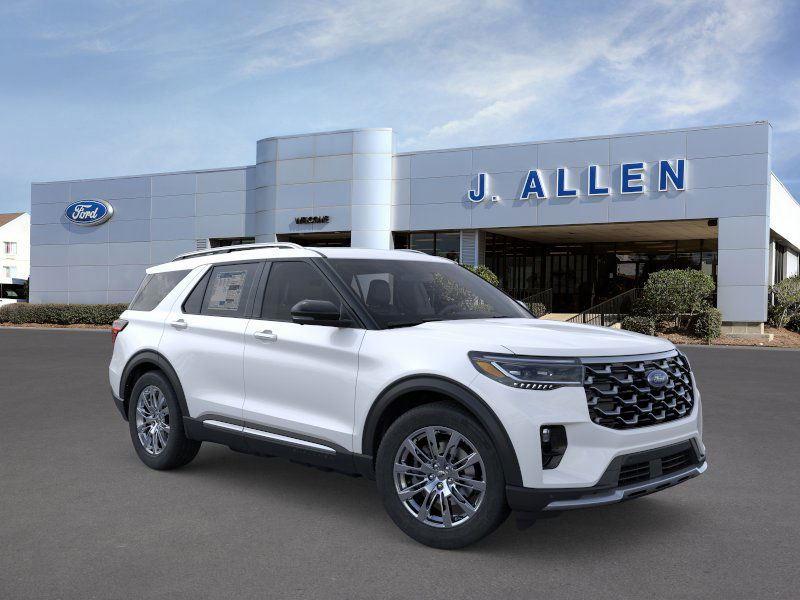 Star White Metallic Tri-Coat 2026 Ford Explorer Platinum RWD SUV / Crossover Rear-Wheel Drive Automatic